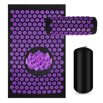LOYPHARD Acupressure Recovery Mat & Pillow Set – Deep Muscle Relief & Full Body Relaxation