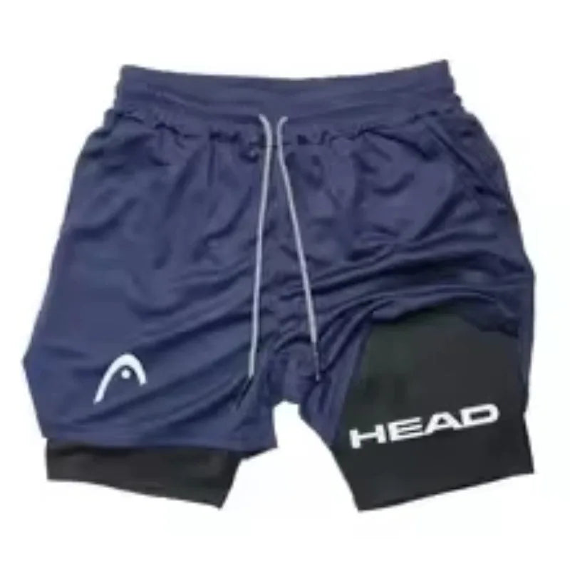 LOYPHARD Men's 2-in-1 Training Shorts – Quick Dry Running & Gym Shorts for Comfort, Support & Peak Performance