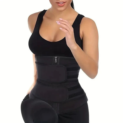 LOYPHARD SweatTrim Waist Trainer Belt – Fat Burning Fitness Shaper for Workout.