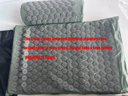 LOYPHARD Acupressure Recovery Mat & Pillow Set – Deep Muscle Relief & Full Body Relaxation