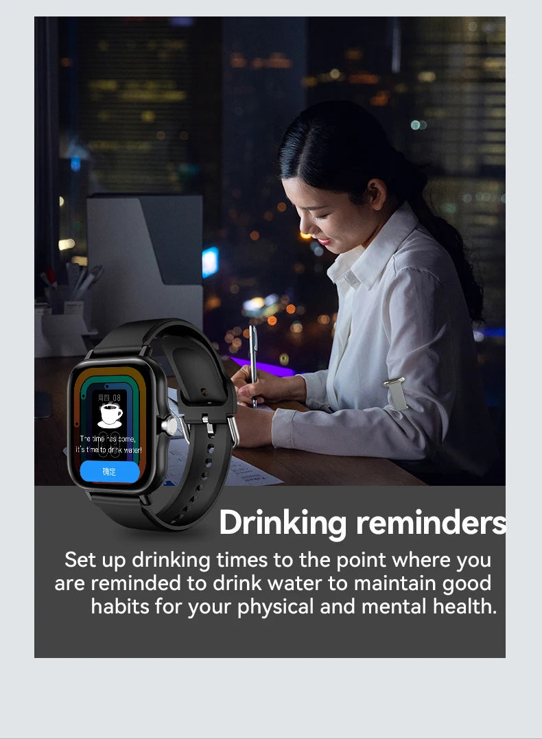 LOYPHARD Premium Smart Watch 2026 – Full Touch Screen Bluetooth Calling Fitness Tracker for Men & Women