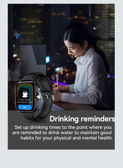 LOYPHARD Premium Smart Watch 2026 – Full Touch Screen Bluetooth Calling Fitness Tracker for Men & Women