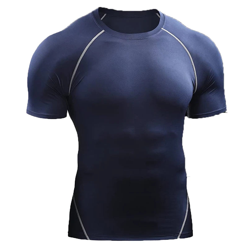 LOYPHARD Men's Compression Performance T-Shirt – Quick Dry Athletic Tee for Running, Gym & High-Intensity Training