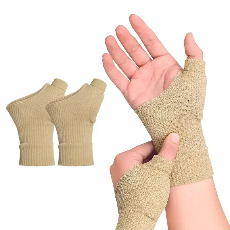 LOYPHARD Breathable Wrist & Thumb Compression Gloves – Arthritis Support Brace with Gel Padding for Pain Relief.