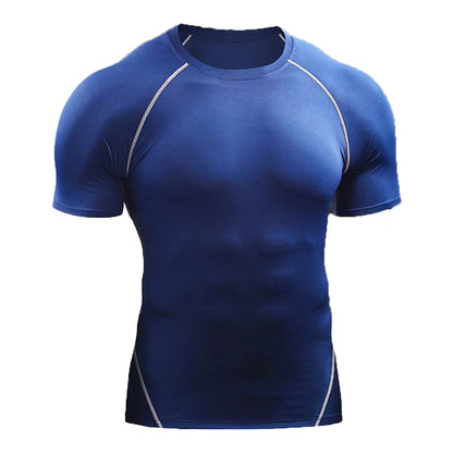 LOYPHARD Men's Compression Performance T-Shirt – Quick Dry Athletic Tee for Running, Gym & High-Intensity Training
