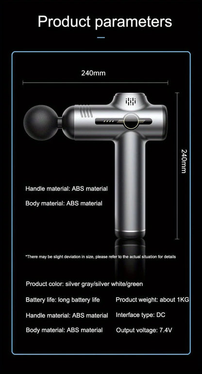 LOYPHARD™ Professional Deep Tissue Massage Gun – 99 Speed Muscle Recovery Massager for Neck, Back & Full Body
