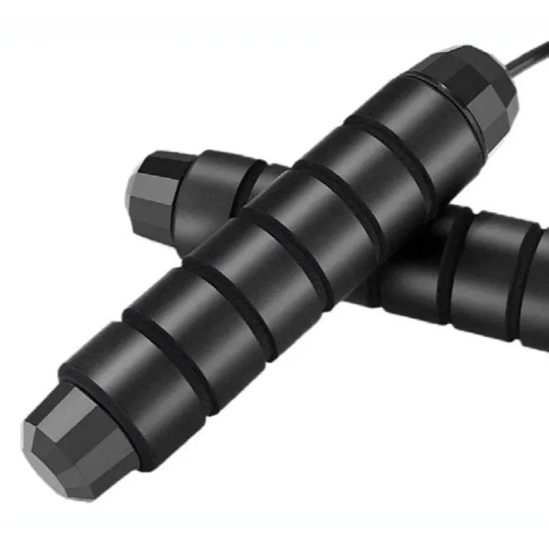 LOYPHARD Tangle-Free Steel Wire Jump Rope Adjustable Fitness Training Rope.