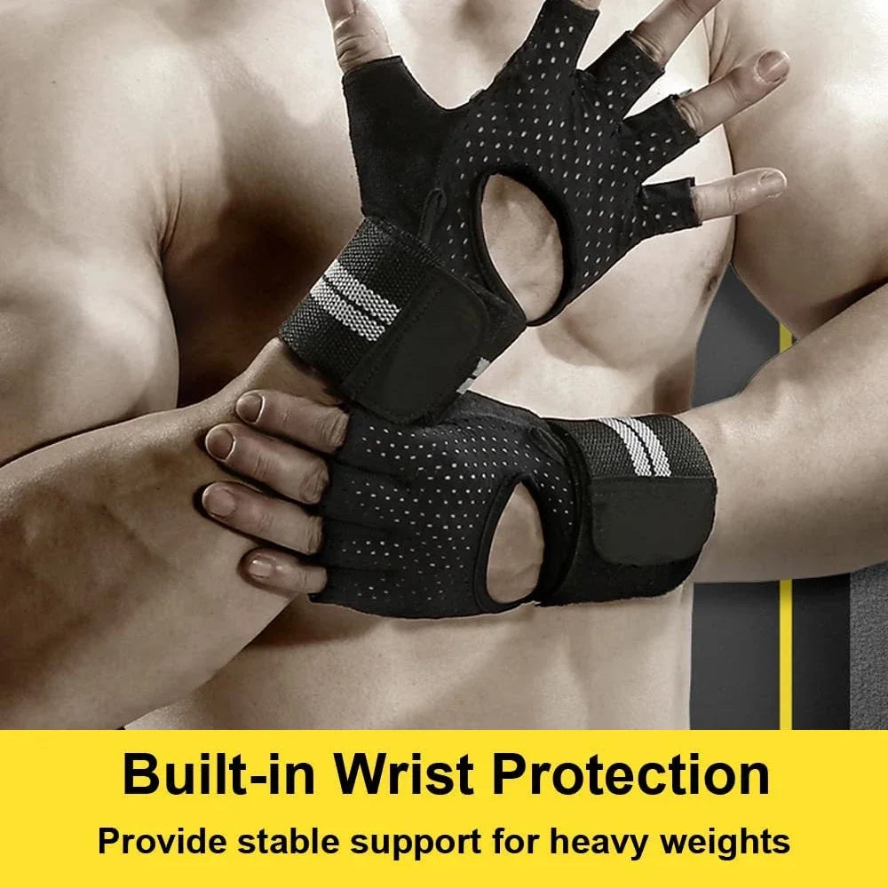 LOYPHARD Weightlifting Gloves with Wrist Support – Train Harder, Protect Your Hands & Lift With Confidence