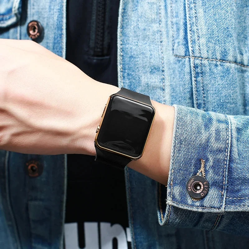 LOYPHARD UrbanLED Digital Sport Watch – Casual Silicone Electronic Watch.