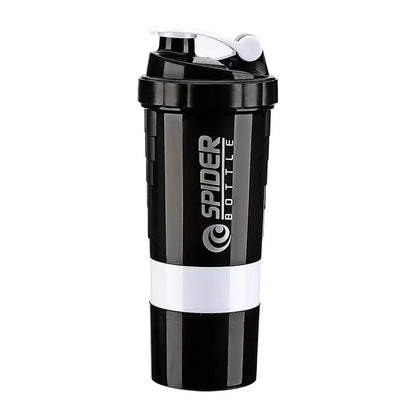 LOYPHARD 3-Layer Protein Shaker Bottle – Leakproof Mixing Cup for Gym, Fitness & Bodybuilding.