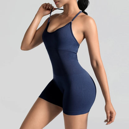 LOYPHARD SculptFit Yoga Jumpsuit – Women's One-Piece Activewear Set