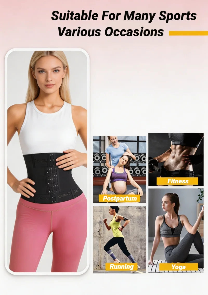 LOYPHARD Women's Waist Trainer Corset – High Compression Tummy Control Shapewear for Everyday Support & Fitness