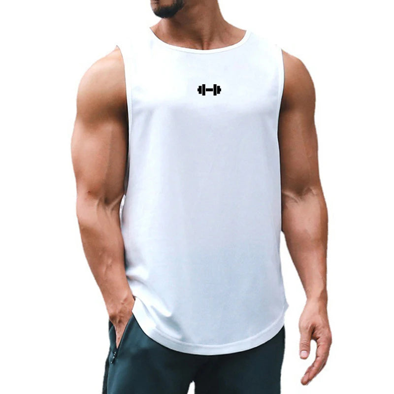 LOYPHARD white sleeveless workout shirt