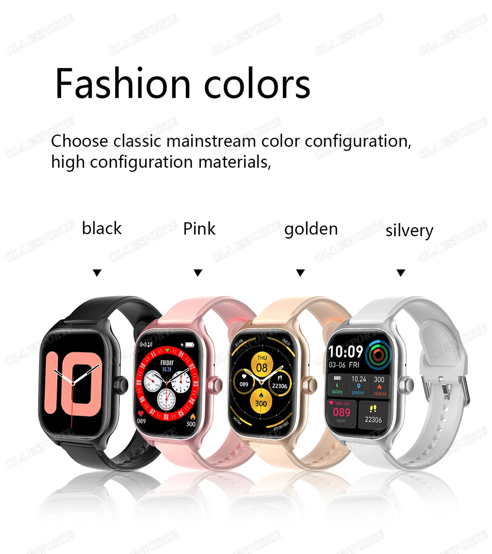LOYPHARD Smart Fitness Watch with Bluetooth calling and fitness tracking