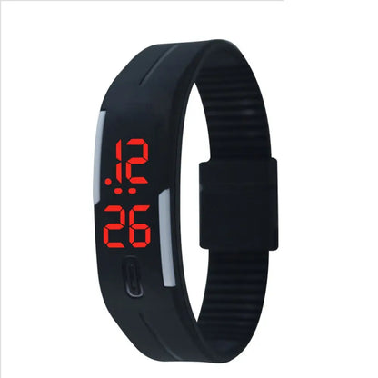 LOYPHARD TouchFlex LED Sport Watch – Waterproof Silicone Digital Wrist Watch.
