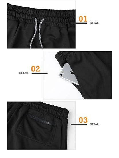 LOYPHARD Men's 2-in-1 Training Shorts – Quick Dry Running & Gym Shorts for Comfort, Support & Peak Performance