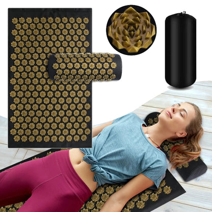LOYPHARD Acupressure Recovery Mat & Pillow Set – Deep Muscle Relief & Full Body Relaxation