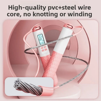 LOYPHARD Smart Cordless Jump Rope – Digital Counter Skipping Rope for Home Fitness & Weight Loss.