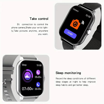 LOYPHARD Premium Smart Watch 2026 – Full Touch Screen Bluetooth Calling Fitness Tracker for Men & Women