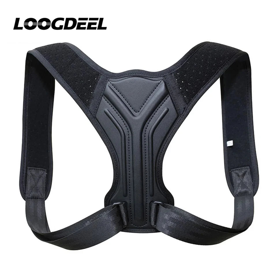 LOYPHARD Adjustable Posture Corrector Back Brace for Spine & Shoulder Support.