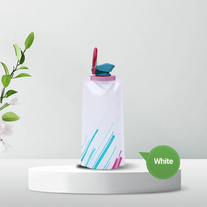 LOYPHARD™ 700ML Foldable Water Bottle – Reusable Soft Flask for Travel, Camping & Outdoor Sports.