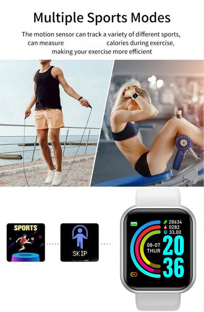 LOYPHARD PulseTrack Smart Watch – Fitness & Heart Rate Monitoring Sports Watch.