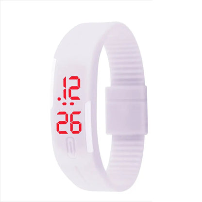 LOYPHARD TouchFlex LED Sport Watch – Waterproof Silicone Digital Wrist Watch.