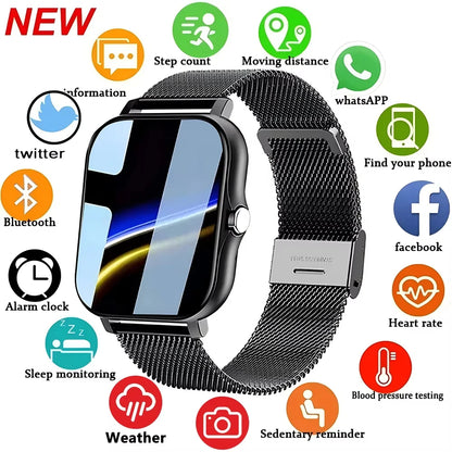 LOYPHARD Premium Smart Watch 2026 – Full Touch Screen Bluetooth Calling Fitness Tracker for Men & Women