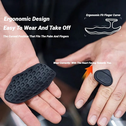 LOYPHARD Weight Lifting Grips Fingerless Workout Gloves for Gym & Pull Ups.