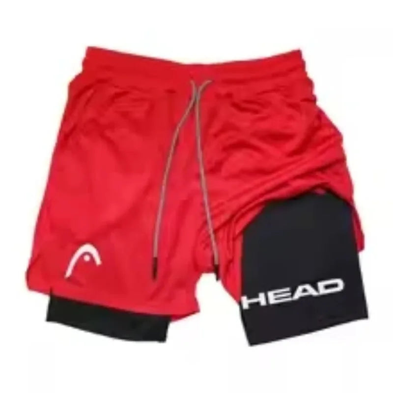 LOYPHARD Men's 2-in-1 Training Shorts – Quick Dry Running & Gym Shorts for Comfort, Support & Peak Performance