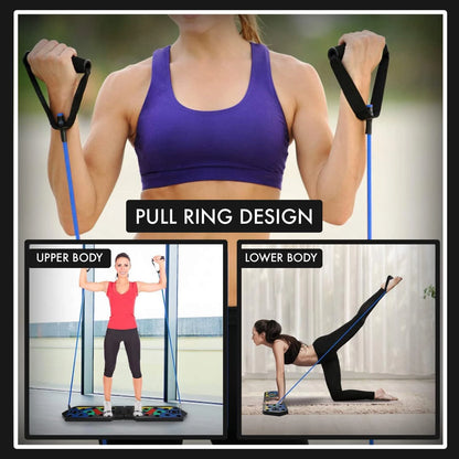 LOYPHARD Portable Push-Up Board Set Multifunctional Fitness Training System.