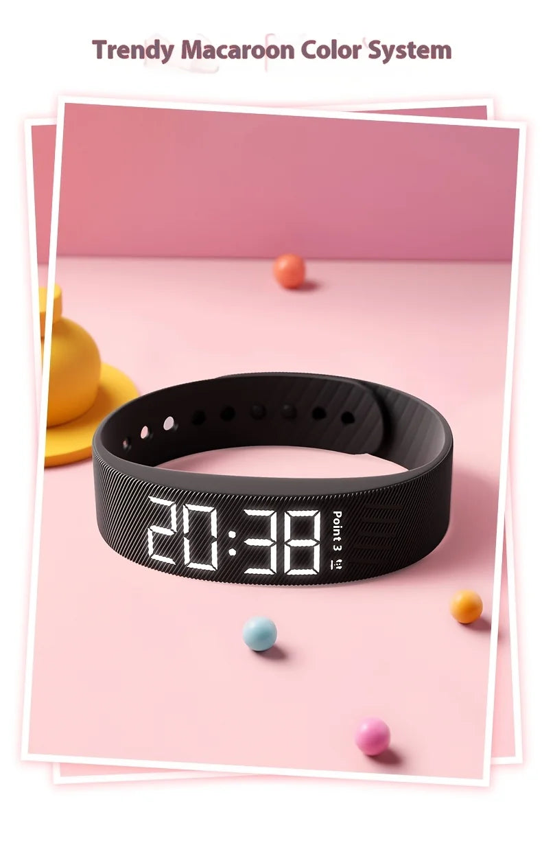 LOYPHARD Smart Fitness Band – Step Tracker, Multi-Sport Activity Monitor & Stylish Smart Bracelet for Men & Women