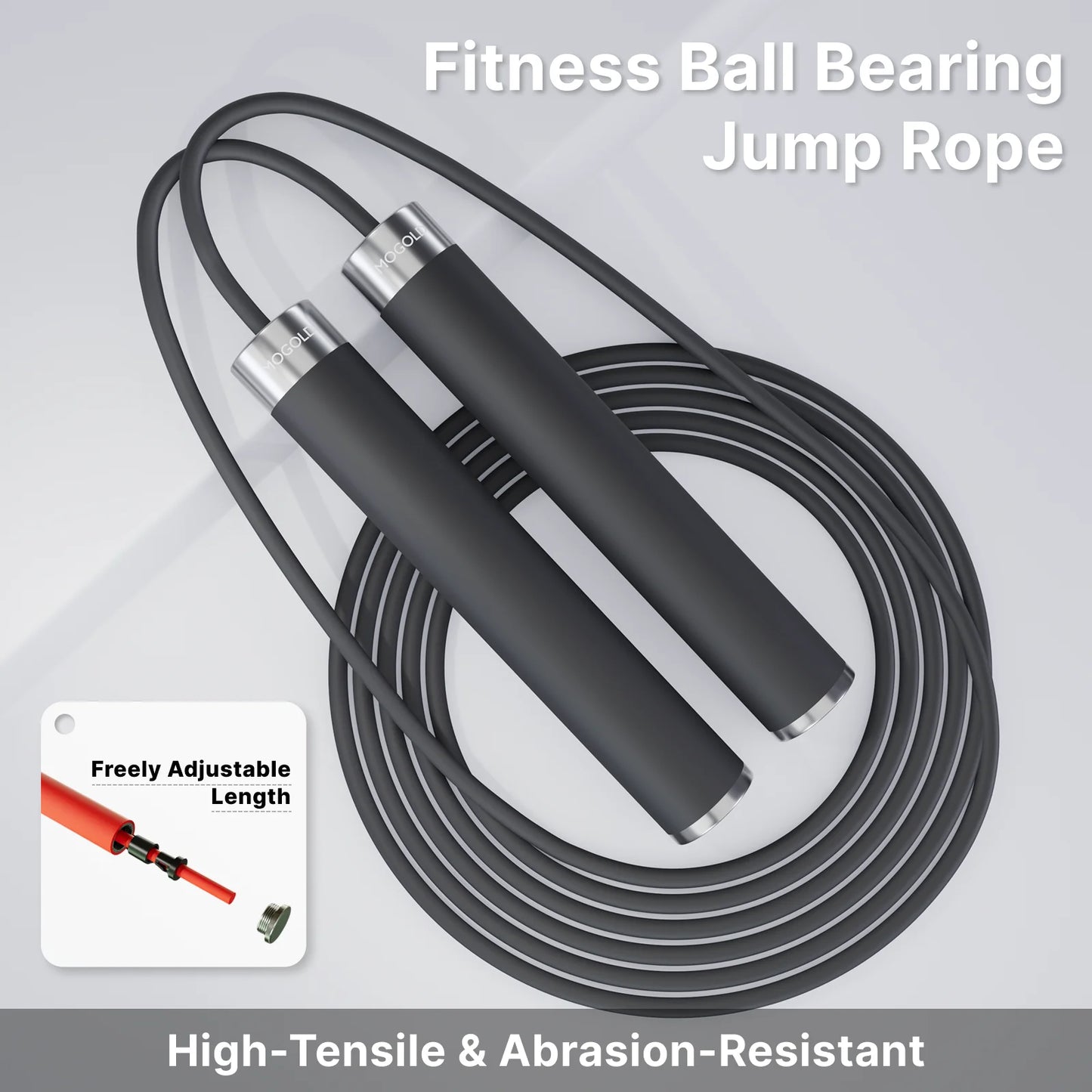 LOYPHARD Smart Boxing Jump Rope Adjustable Speed Rope for Fitness & Weight Loss.
