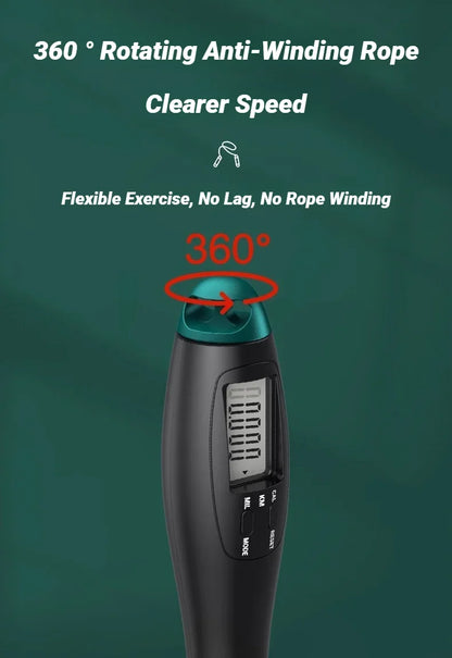 LOYPHARD Smart Counting Jump Rope Adjustable Steel Fitness Skipping Rope.