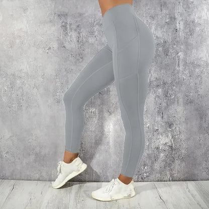 LOYPHARD High-Waist Yoga Leggings with Pockets – Stretch Fitness Pants for Gym, Running & Everyday Comfort