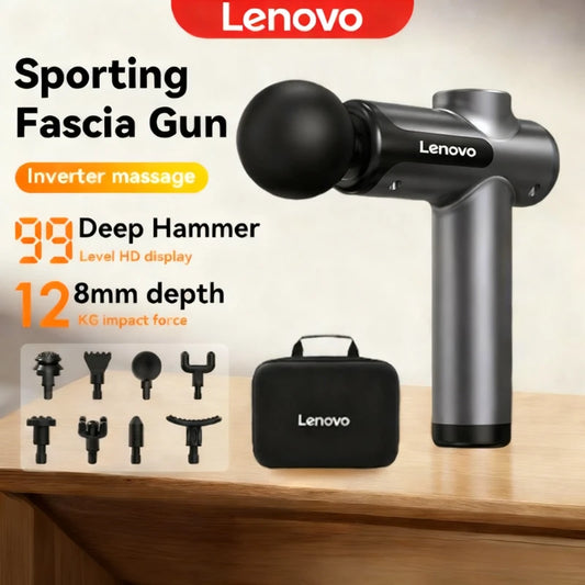 LOYPHARD™ Deep Tissue Massage Gun – Wireless Rechargeable Muscle Massager with 8 Heads for Neck, Back & Full Body Recovery.
