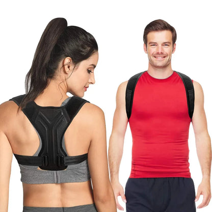 LOYPHARD Adjustable Posture Corrector Back Brace for Spine & Shoulder Support.