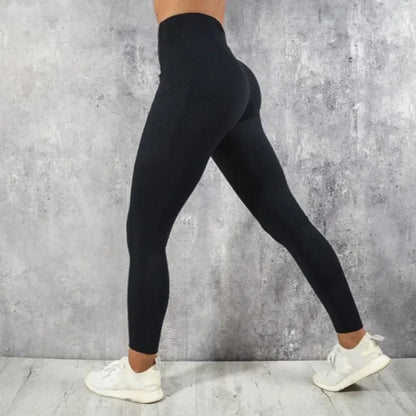 LOYPHARD High-Waist Yoga Leggings with Pockets – Stretch Fitness Pants for Gym, Running & Everyday Comfort