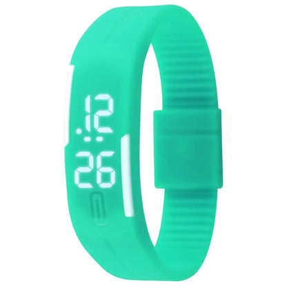 LOYPHARD TouchFlex LED Sport Watch – Waterproof Silicone Digital Wrist Watch.
