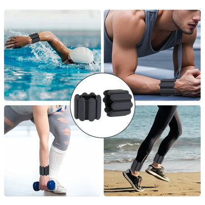 LOYPHARD Adjustable Wrist Weights – Fitness Strength Bands for Walking, Running, Yoga & Home Workouts.
