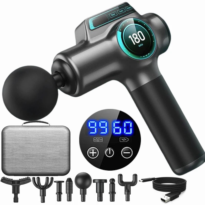LOYPHARD™ Professional Deep Tissue Massage Gun – 99 Speed Muscle Recovery Massager for Neck, Back & Full Body