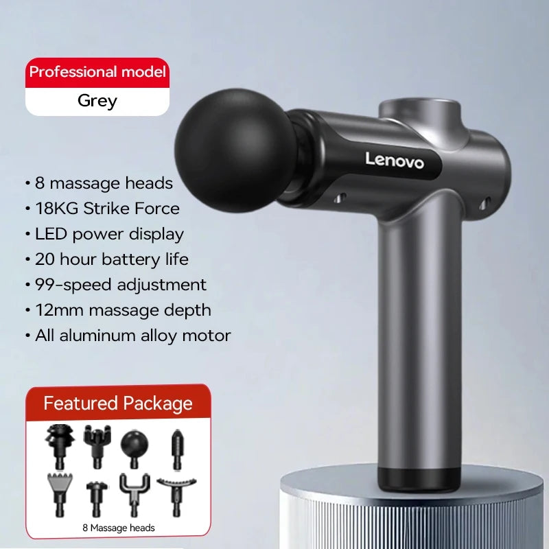 LOYPHARD™ Deep Tissue Massage Gun – Wireless Rechargeable Muscle Massager with 8 Heads for Neck, Back & Full Body Recovery.