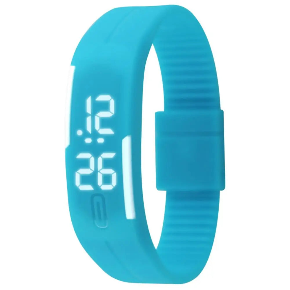 LOYPHARD TouchFlex LED Sport Watch – Waterproof Silicone Digital Wrist Watch.