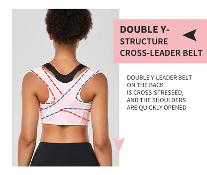 LOYPHARD™ Adjustable Upper Back Posture Corrector – Breathable Shoulder & Back Support Brace
