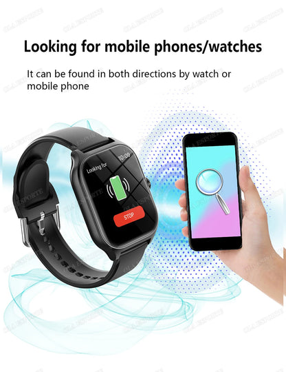 LOYPHARD Smart Fitness Watch compatible with Android smartphones