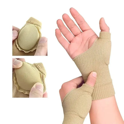LOYPHARD Breathable Wrist & Thumb Compression Gloves – Arthritis Support Brace with Gel Padding for Pain Relief.