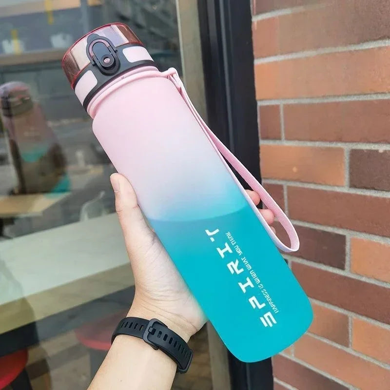 LOYPHARD™ 1L Sports Water Bottle – Leakproof Portable Fitness & Travel Hydration Jug.