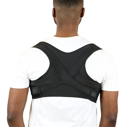LOYPHARD™ Adjustable Upper Back Posture Corrector – Breathable Shoulder & Back Support Brace