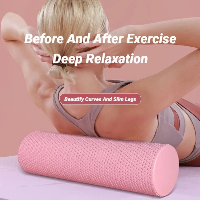 LOYPHARD Hexagonal EVA Foam Roller – Deep Tissue Yoga & Pilates Massage Roller for Home Workouts.
