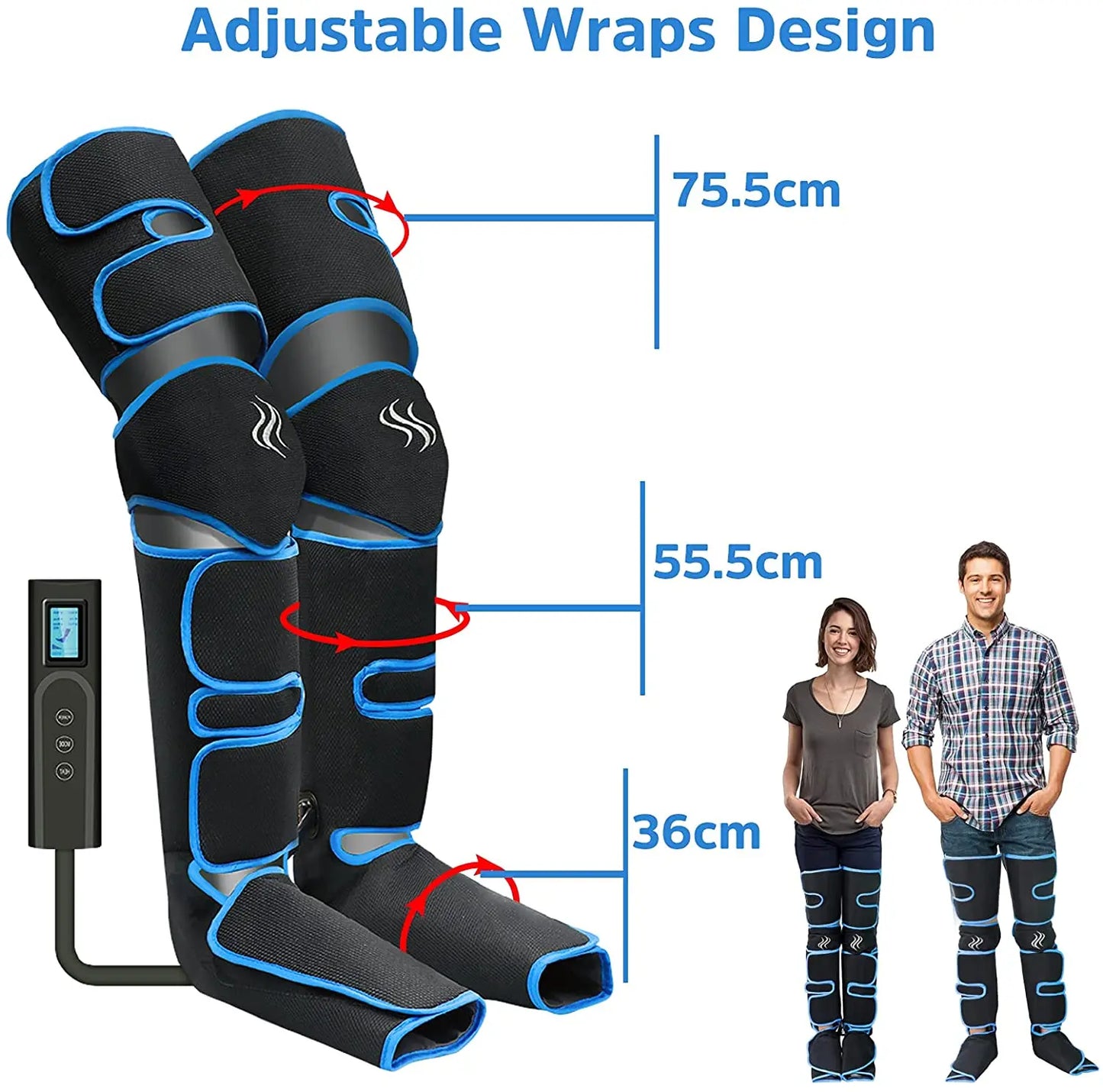 LOYPHARD™ Air Compression Leg Massager – 360° Circulation & Muscle Recovery Therapy System.